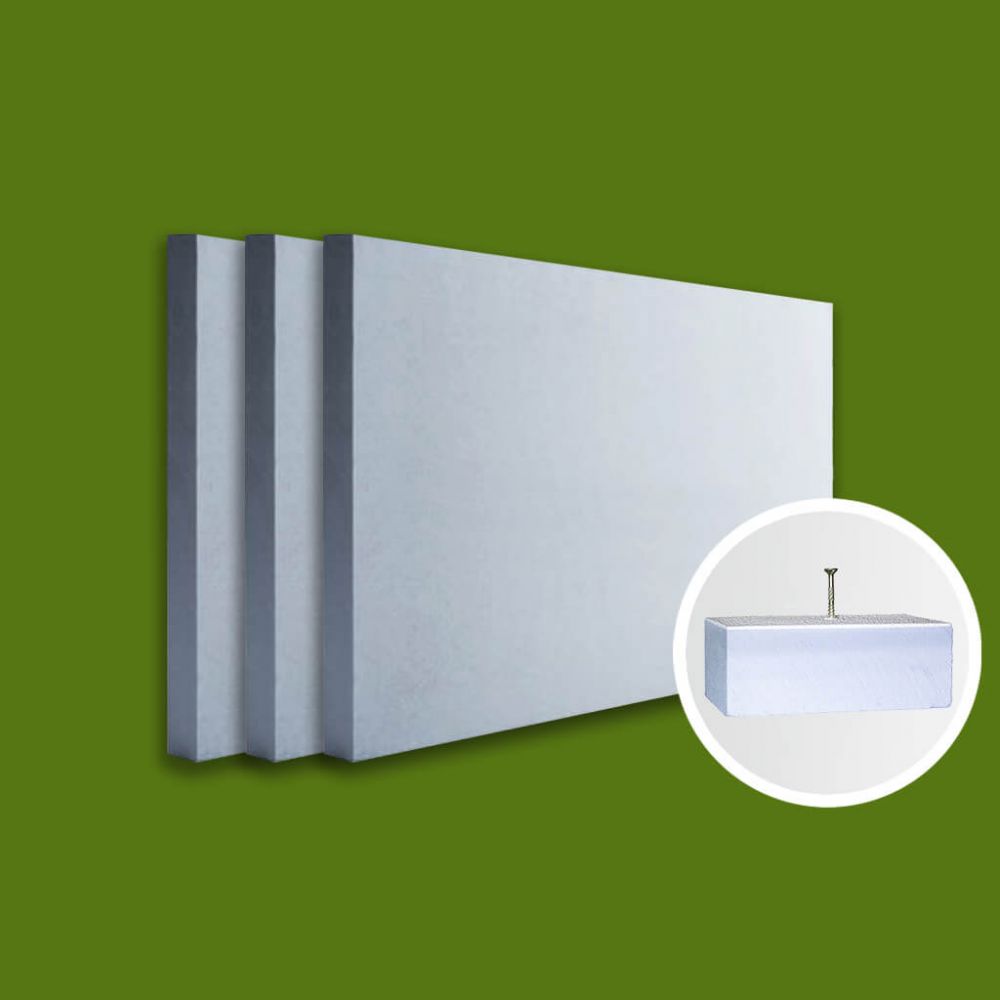 Kalziumsilikatplatte 25mm in 500 x 610 mm Klimaplatte Calciumsilikat 